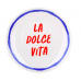 Тарілка порцелянова Italia D20.5*2.5см, 4 дизайни