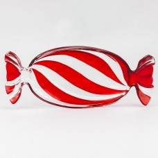Блюдо скляне Карамелька, 34,5x15х4 см
