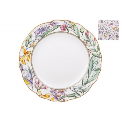 Тарілка порцелянова D26*2,5 см Wisteria Garden