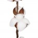 Штучна гілка Бавовна, біла, 58 см