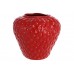 Ваза керамічна Strawberry 15.5*15*16см, колір - червоний