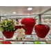 Ваза керамічна Strawberry 13.5*.3.5*12 см, червона