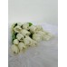 Букет силиконовых тюльпанов 29 см, белый