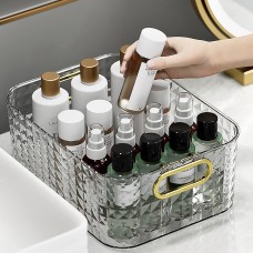 Пластиковий кошик для зберігання речей прозорий,27,5x10,5х21 см