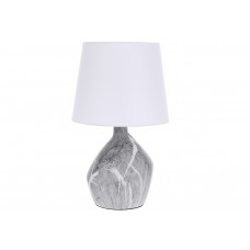 Настільна лампа з тканинним абажуром Marble Grey D23 * 39см