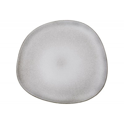 Тарілка керамічна Gray, D30.3*2.6 см, колір-сірий граніт