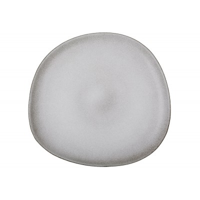 Тарілка керамічна Gray, D27 * 2.6 см, колір-сірий граніт