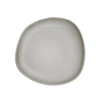Тарілка керамічна Gray, D20 * 3.3 см, колір-сірий граніт