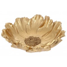 Декоративне блюдо Flower, 17.5 * 2.5 см, колір-золото