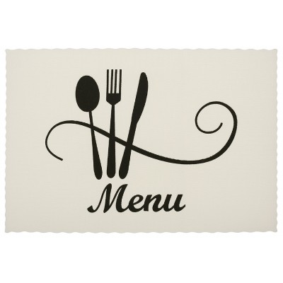 Серветка сервірувальна (плейсмат) Kitchen, колір-молочний, 29.5 * 45см