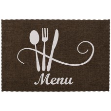 Серветка сервірувальна (плейсмат) Kitchen, колір-коричневий, 29.5 * 45см