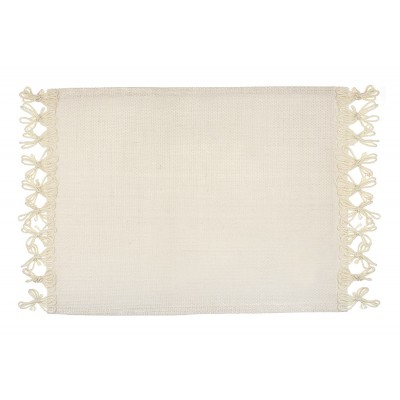 Сервірувальна серветка (плейсмат) лляна 30*45см Natural Beige