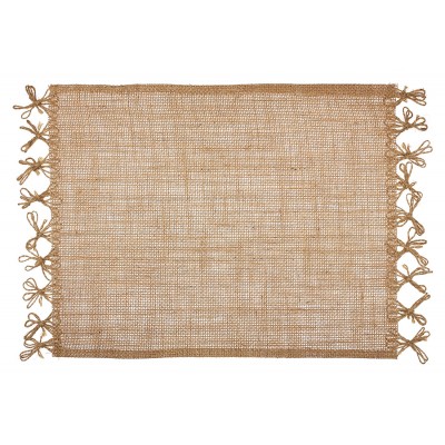 Сервірувальна серветка (плейсмат) лляна 30*45см Natural Brown