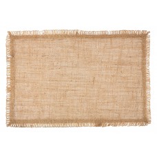 Сервірувальна серветка (плейсмат) лляна 30*45см Rustic, колір - натуральний коричневий