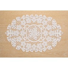 Мереживна сервірувальна серветка 30*45см Heritage Lace, колір - молочно-білий