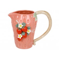 Ваза - глечик порцеляновий Strawberry 26*17*22.5см