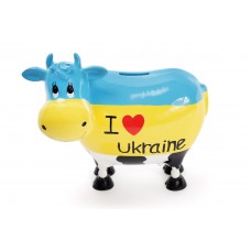 Скарбничка корівка & quot; I love Ukraine & quot ;, 21.5см