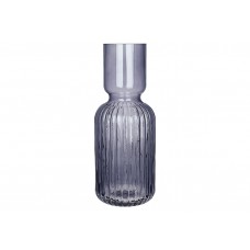 Ваза скляна bottle grey D11 * 30см, колір-сіро-синій Ваза скляна bottle grey D11 * 30см, колір-сіро-синій