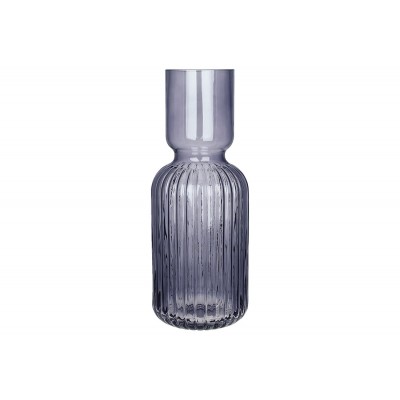 Ваза скляна bottle grey D11 * 30см, колір-сіро-синій