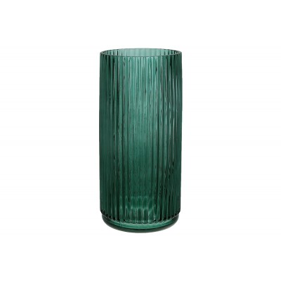 Ваза скляна Emerald D11. 5 * 25см, колір-смарагд