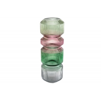 Ваза скляна Colors 35см, колір-різнокольорова