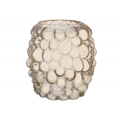 Ваза скляна Bauble 15см, колір - амбер 