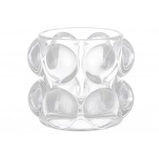Свічник скляний Bauble 7см прозорий 591-384