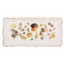 Блюдо керамічне Лісова Поляна, 40.5*20*3см