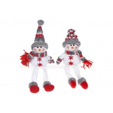 Мягкая новогодняя игрушка Снеговик 44см, 2 дизайна