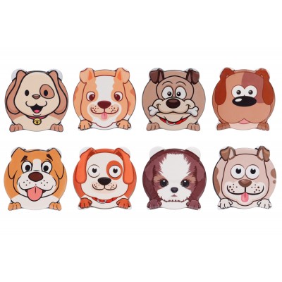 Магнит фигурный 7.5см Funny Dogs