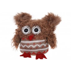 М'яка іграшка Совушка 17*9*15см, колір - світло-коричневий