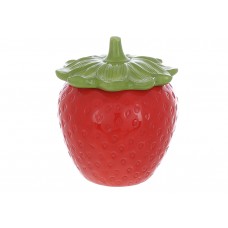 Банка керамічна Strawberry, 600мл, колір-червоний
