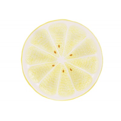 Блюдо керамічне Lemon, D30.5см, колір-жовтий