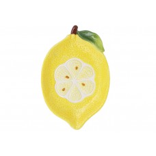 Тарілка керамічна Lemon, 20.5 * 14 * 2см, колір-жовтий