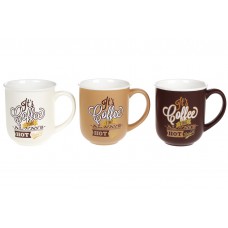 Кружка порцеляновий 380мл Coffee Time 3 види