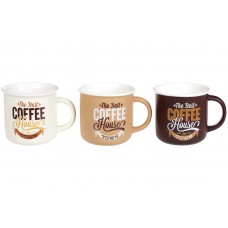 Кружка порцеляновий 380мл Coffee House, 3 види