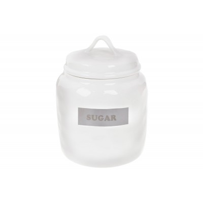 Банку керамічна Sugar, 1,5л, колір - білий