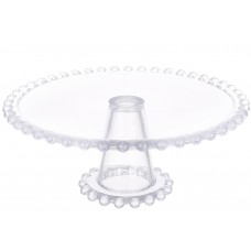 Блюдо скляне прозоре на нозі Bauble 21 * 11.5 см