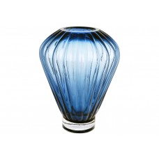 Ваза скляна Blue Grace, 8.5*19*25см, колір - синій Ваза скляна Blue Grace, 8.5*19*25см, колір - синій