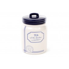 Банка керамічна Tea 900мл для сипучих продуктів синя Red and Blue Банка керамічна Tea 900мл для сипучих продуктів синя Red and Blue