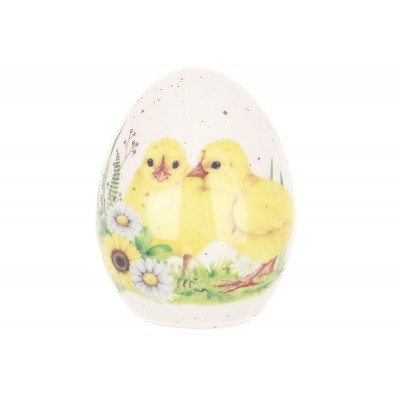 Декор керамічний яйці Happy Easter 7.5*7.5*9.6 см