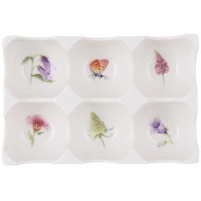 Підставка для яєць (на 6 шт) порцелянова 15*10см Floral K035