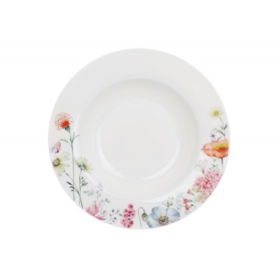 Тарілка порцелянова Flower Garden, D21.5*3.5 см