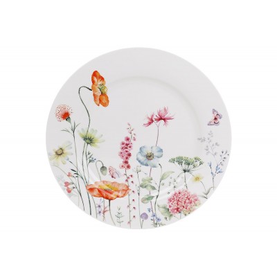 Тарілка порцелянова Flower Garden, D27*1.8см