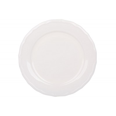 Тарілка порцелянова D27*2.5см Pure White