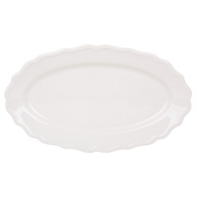 Блюдо овальне порцелянове 36*21*3.5см Pure White