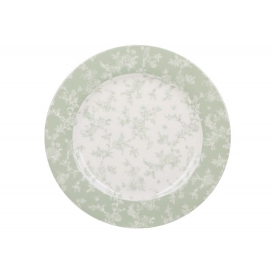 Тарілка порцелянова D19см Floral Green