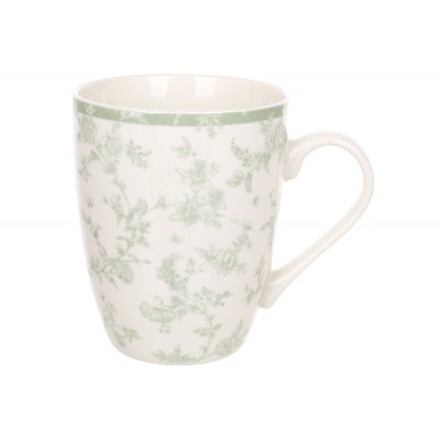 Кружка порцелянова 350мл Floral Green