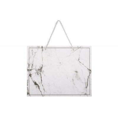 Подарунковий пакет із принтом 28*20*10см Marble