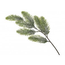 Декоративна хвойна гілка засніжена, 12*45см